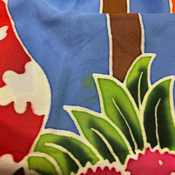 GUADALUPE Sarong Bright Colourful Women Market Tourist Guadeloupe 43 x 61 Inches - Picture 11 of 14